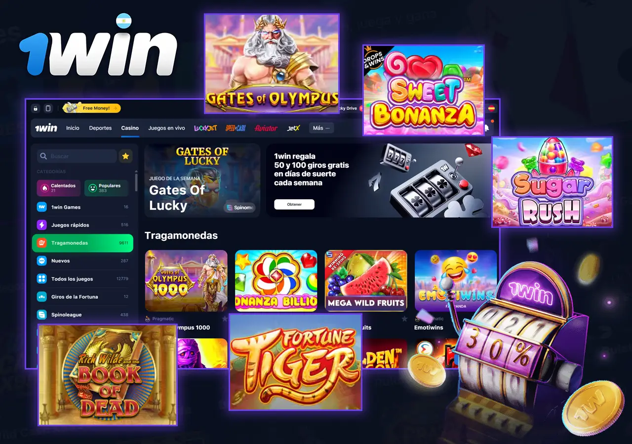 Información sobre las tragaperras 1win